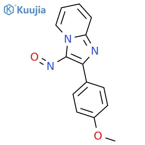 Imidazo[1,2-a]pyridine, 2-(4-methoxyphenyl)-3-nitroso- structure