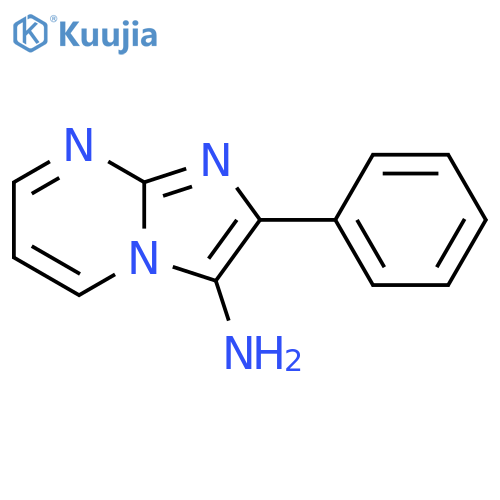 2-phenylimidazo1,2-apyrimidin-3-amine structure
