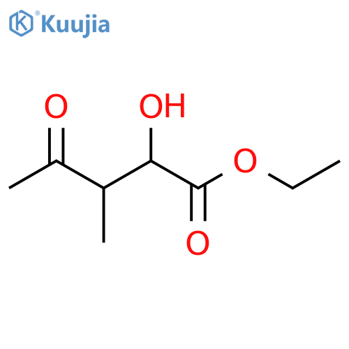 ethyl 2-hydroxy-3-methyl-4-oxopentanoate structure