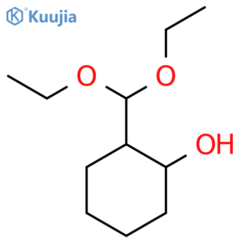 Cyclohexanol, 2-(diethoxymethyl)- structure