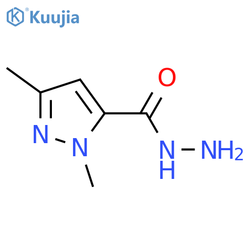 1,3-Dimethyl-1H-pyrazole-5-carbohydrazide structure