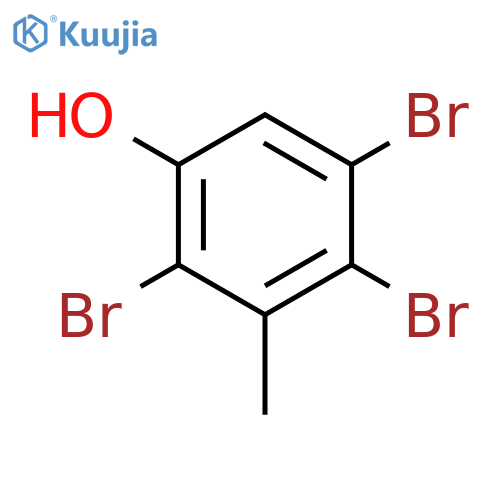 Phenol, 2,4,5-tribromo-3-methyl- structure