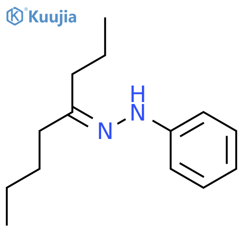 4-Octanone, phenylhydrazone structure