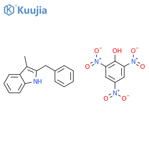 1H-Indole, 3-methyl-2-(phenylmethyl)-, compd. with 2,4,6-trinitrophenol structure