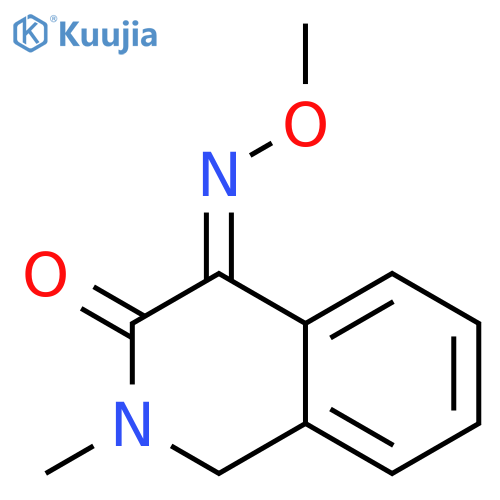 3,4-Isoquinolinedione, 1,2-dihydro-2-methyl-, 4-(O-methyloxime), (E)- structure