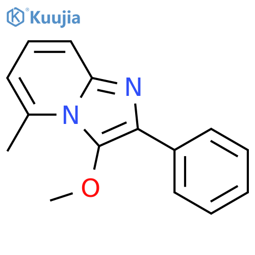 Imidazo[1,2-a]pyridine, 3-methoxy-5-methyl-2-phenyl- structure