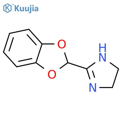 1H-IMIDAZOLE, 2-(1,3-BENZODIOXOL-2-YL)-4,5-DIHYDRO- structure