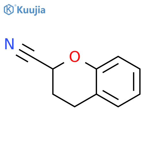 2H-1-Benzopyran-2-carbonitrile,3,4-dihydro- structure