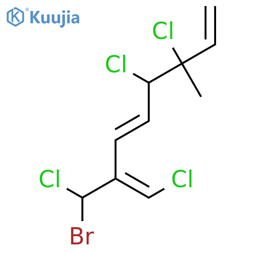 1,3,7-Octatriene, 2-(bromochloromethyl)-1,5,6-trichloro-6-methyl- structure