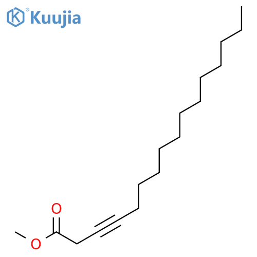 3-Hexadecynoic acid, methyl ester structure