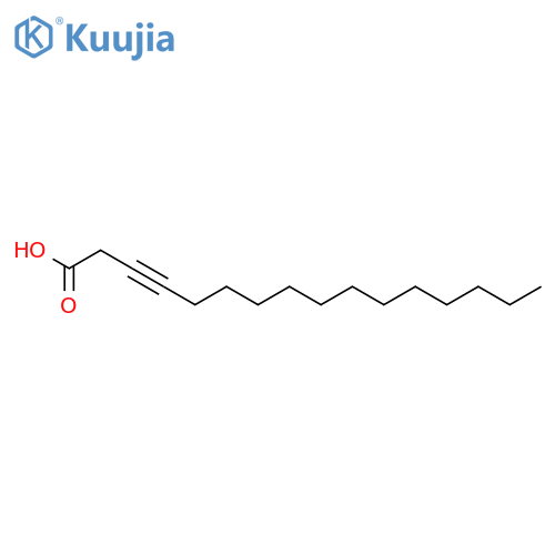 3-Hexadecynoic acid structure