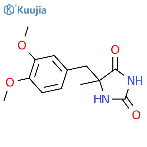 5-(3,4-Dimethoxyphenyl)methyl-5-methyl-2,4-imidazolidinedione structure