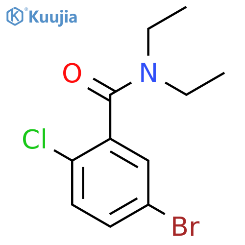 5-Bromo-2-chloro-N,N-diethylbenzamide structure