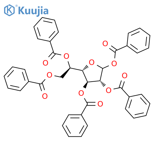1,2,3,5,6-Penta-O-benzoyl-D-galactofuranose structure