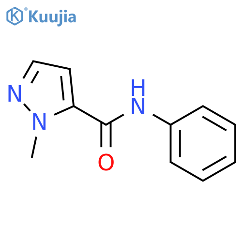 1H-Pyrazole-5-carboxamide, 1-methyl-N-phenyl- structure