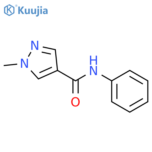 1H-Pyrazole-4-carboxamide, 1-methyl-N-phenyl- structure