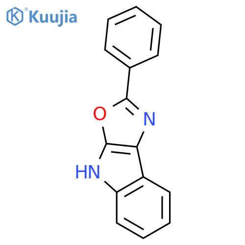 4H-Oxazolo[5,4-b]indole, 2-phenyl- structure