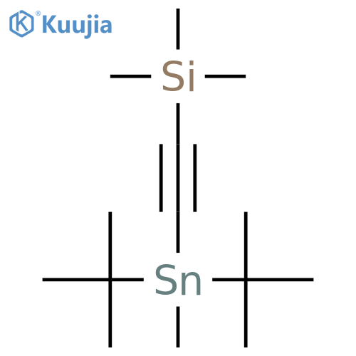 Silane, [[bis(1,1-dimethylethyl)methylstannyl]ethynyl]trimethyl- structure