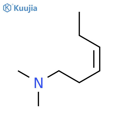 3-Hexen-1-amine, N,N-dimethyl-, (Z)- structure