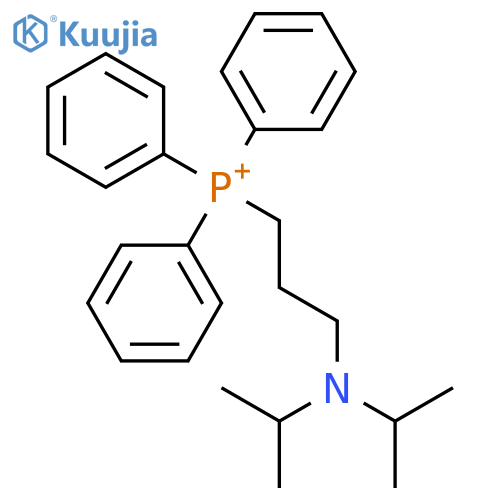 Phosphonium, [3-[bis(1-methylethyl)amino]propyl]triphenyl- structure