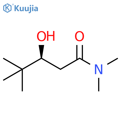 Pentanamide, 3-hydroxy-N,N,4,4-tetramethyl-, (S)- structure