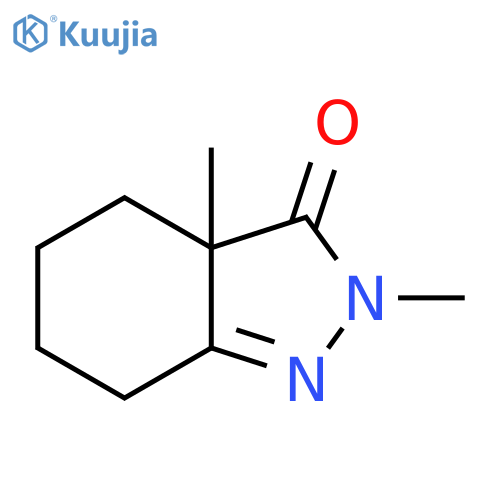 3H-Indazol-3-one, 2,3a,4,5,6,7-hexahydro-2,3a-dimethyl- structure
