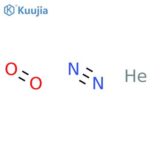 Helium, mixt. with nitrogen and oxygen structure