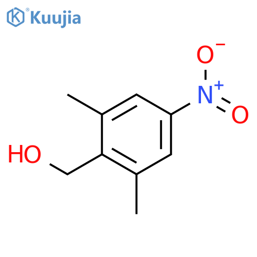 Benzenemethanol, 2,6-dimethyl-4-nitro- structure