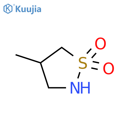 4-methyl-1lambda6,2-thiazolidine-1,1-dione structure