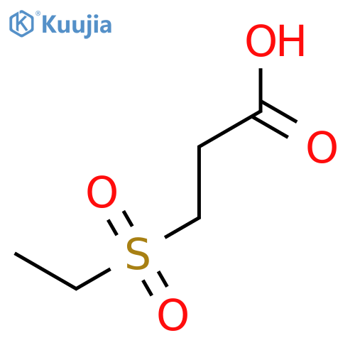 3-(Ethylsulfonyl)propanoic acid structure