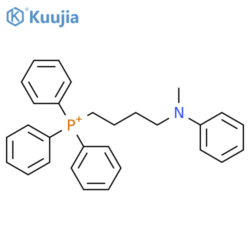Phosphonium, [4-(methylphenylamino)butyl]triphenyl- structure