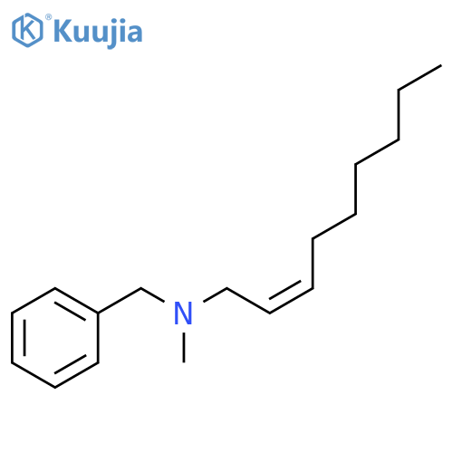 Benzenemethanamine, N-methyl-N-2-nonenyl-, (Z)- (9CI) structure