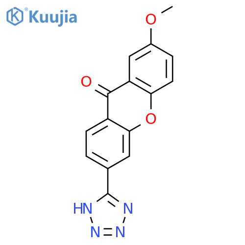 9H-Xanthen-9-one, 2-methoxy-6-(1H-tetrazol-5-yl)- structure