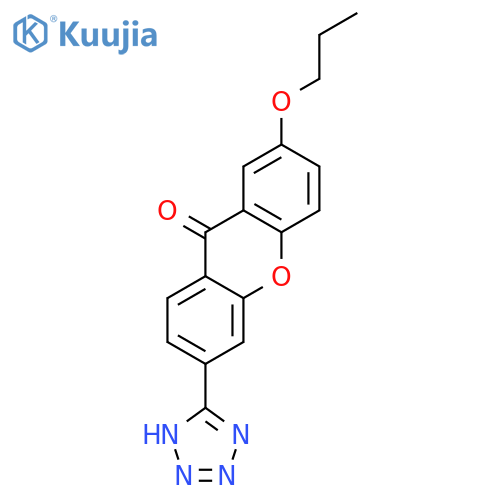 9H-Xanthen-9-one, 2-propoxy-6-(1H-tetrazol-5-yl)- structure