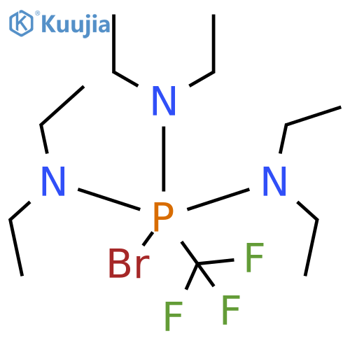 Phosphoranetriamine, 1-bromo-N,N,N',N',N'',N''-hexaethyl-1-(trifluoromethyl)- (9CI) structure