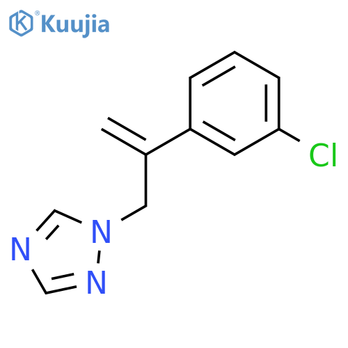 1H-1,2,4-Triazole, 1-[2-(3-chlorophenyl)-2-propenyl]- structure