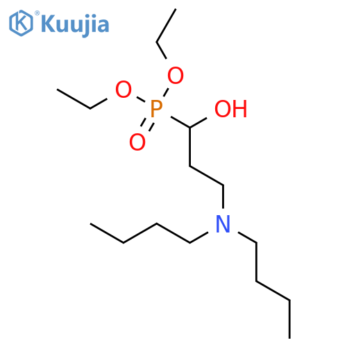 Phosphonic acid, [3-(dibutylamino)-1-hydroxypropyl]-, diethyl ester structure