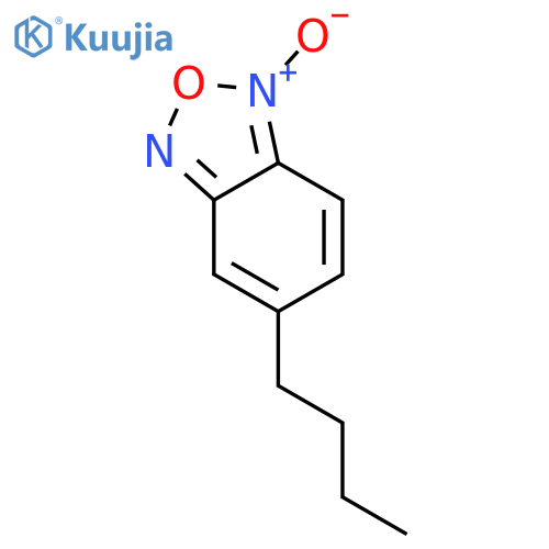 2,1,3-Benzoxadiazole, 5-butyl-, 1-oxide structure