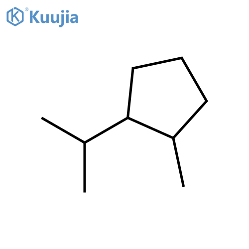 Cyclopentane, 1-methyl-2-(1-methylethyl)- structure