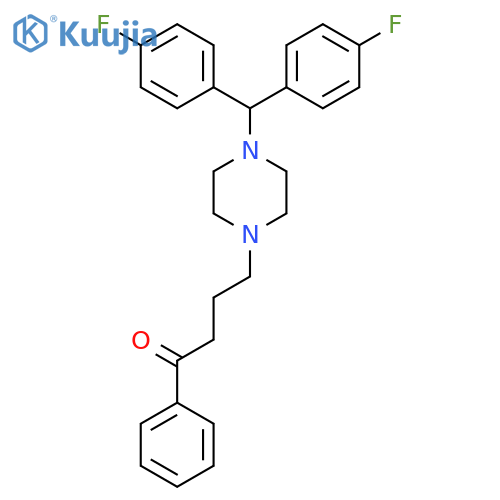 1-BUTANONE, 4-[4-[BIS(4-FLUOROPHENYL)METHYL]-1-PIPERAZINYL]-1-PHENYL- structure