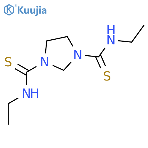 1,3-Imidazolidinedicarbothioamide, N,N'-diethyl- structure