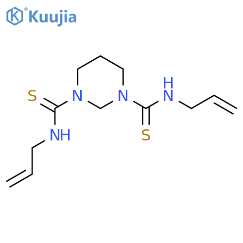 1,3(2H,4H)-Pyrimidinedicarbothioamide, dihydro-N,N'-di-2-propenyl- structure