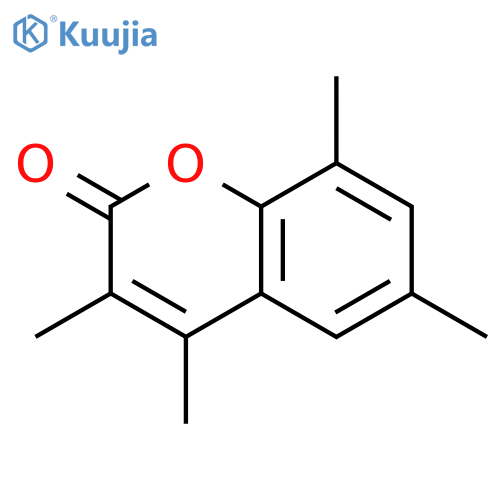 2H-1-Benzopyran-2-one, 3,4,6,8-tetramethyl- structure