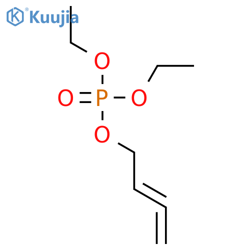 Phosphoric acid, 2,3-butadienyl diethyl ester structure