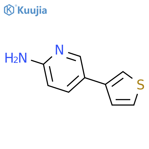 5-(3-thienyl)-2-Pyridinamine structure