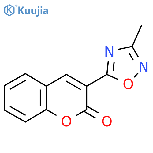3-(3-Methyl-1,2,4-oxadiazol-5-yl)-2h-chromen-2-one structure