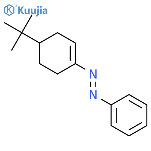 Diazene, [4-(1,1-dimethylethyl)-1-cyclohexen-1-yl]phenyl-, (E)- structure