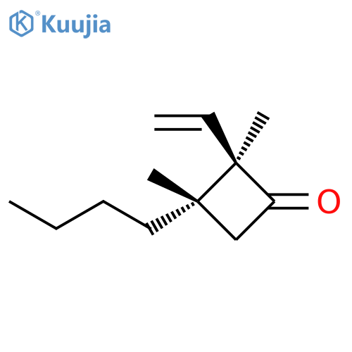 Cyclobutanone, 3-butyl-2-ethenyl-2,3-dimethyl-, (2R,3S)-rel- structure