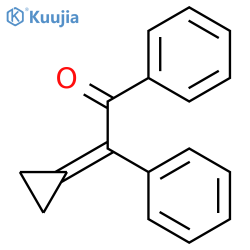 Ethanone, cyclopropylidenediphenyl- structure
