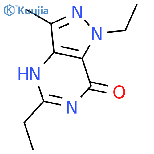 7H-Pyrazolo[4,3-d]pyrimidin-7-one, 1,5-diethyl-1,4-dihydro-3-methyl- structure